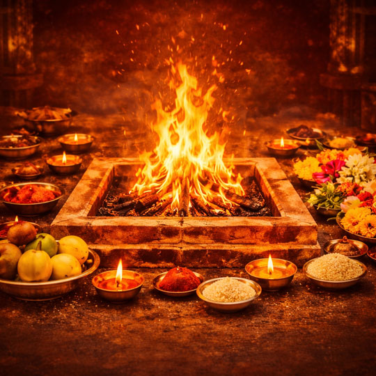 Powerful Havan, Rudrabhishek & Sacred Fire Rituals